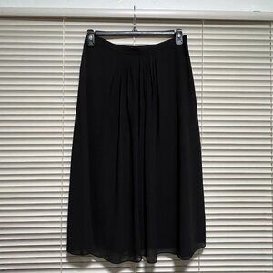 Anne Klein Black Midi Skirt Size 10